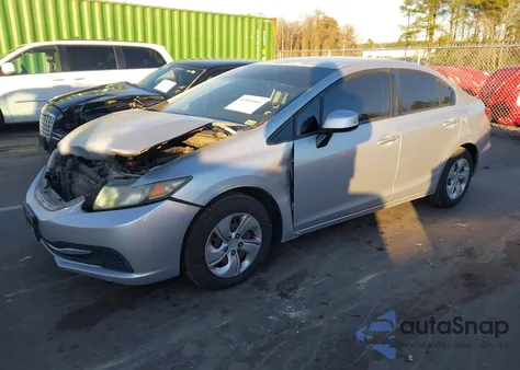 2013 Honda Civic Lx from USA, damaged, VIN 2HGFB2F53DH300265